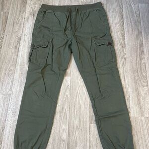 Cape Juby Dark Green Cargo Pants for Men